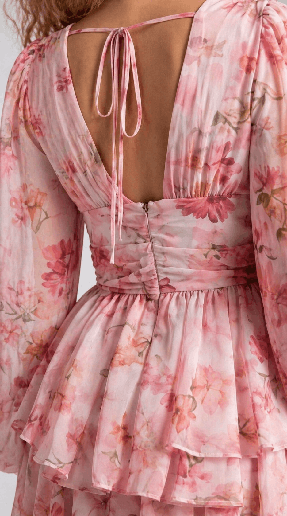 Adriana – Boho Mini- Sommerkleid mit Volants