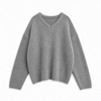 Lia – Strickpullover mit V-Ausschnitt