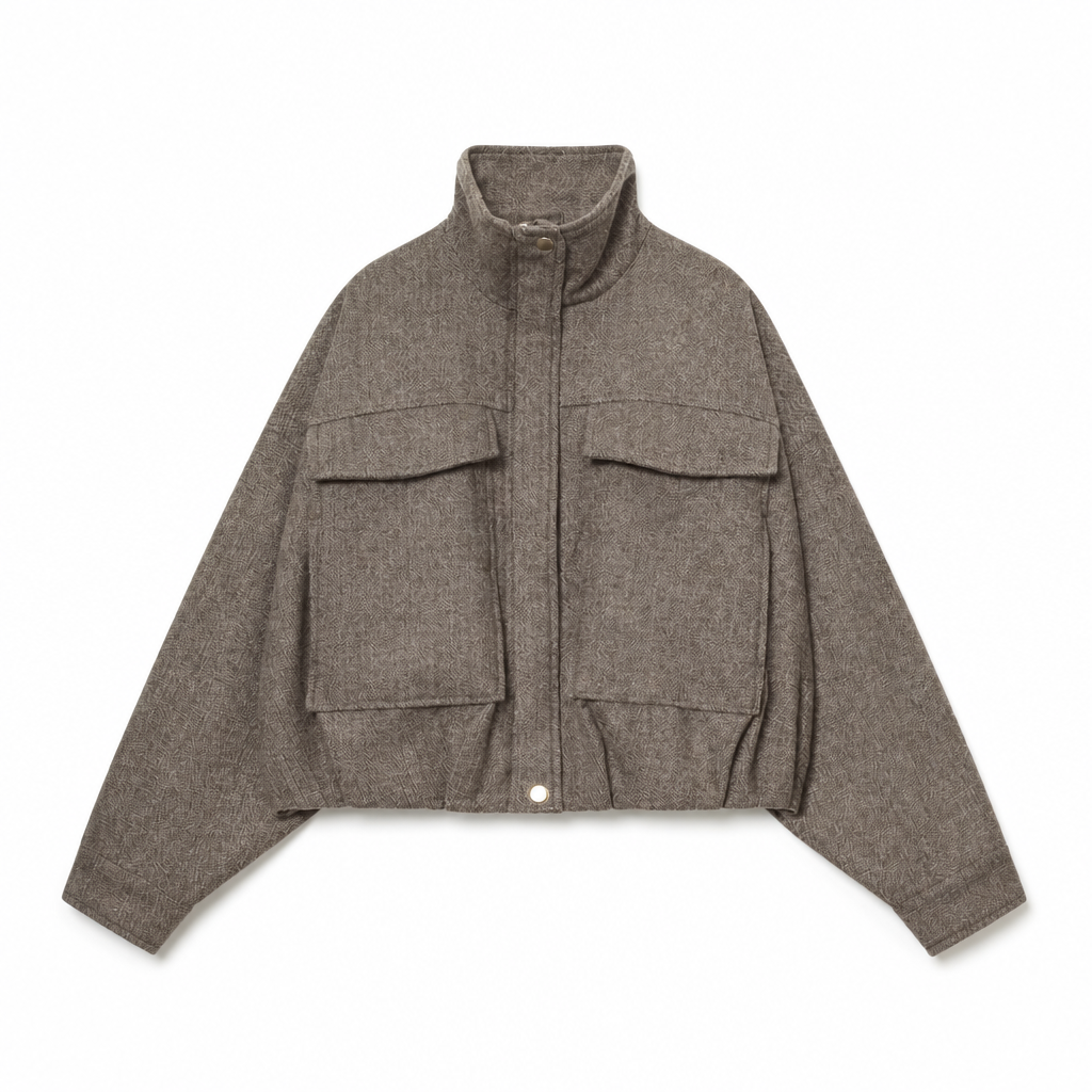 Isabelle – Utility Jacke mit Stehkragen
