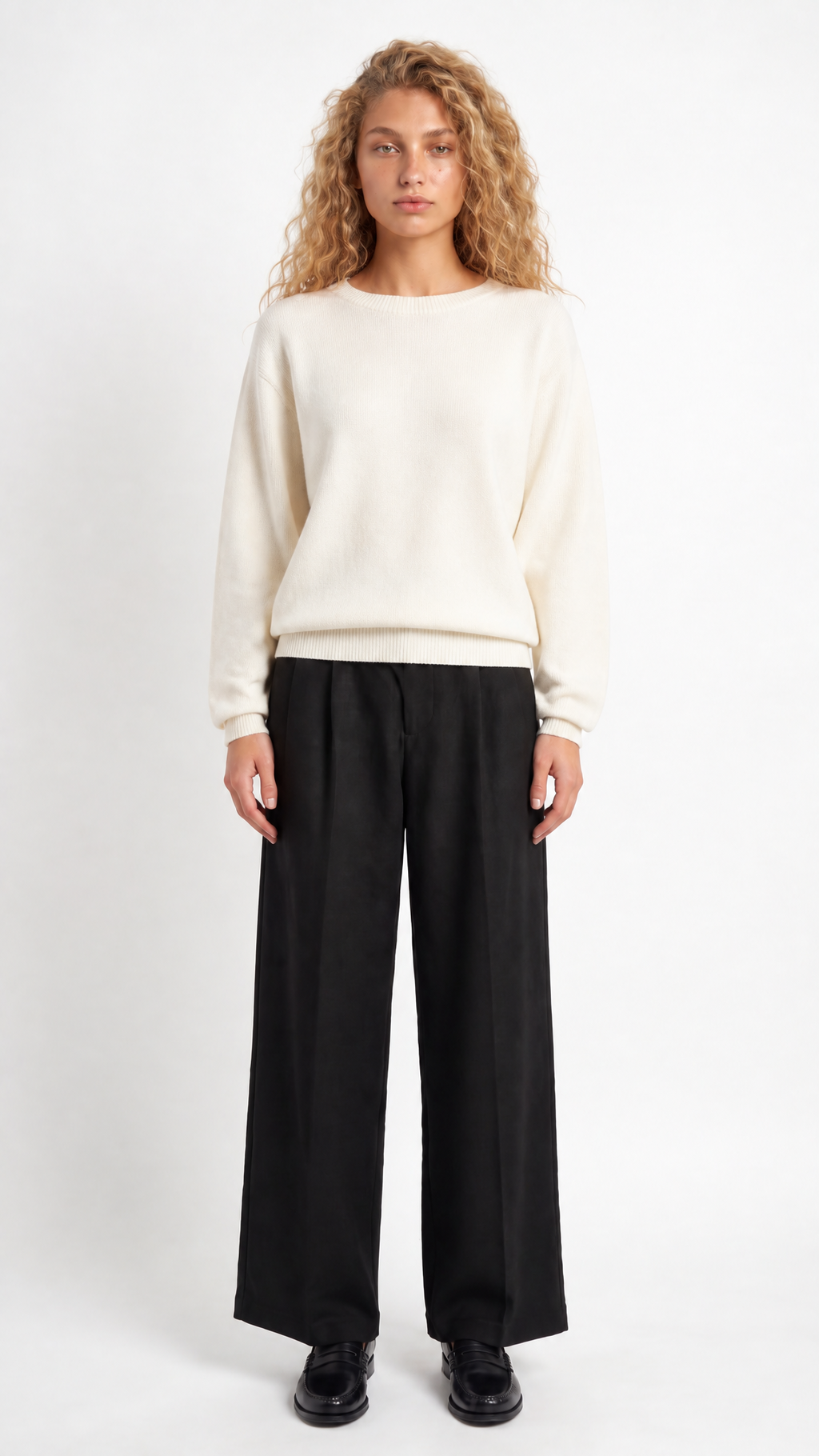 Fenja – Pullover mit Rundhalsauschnitt