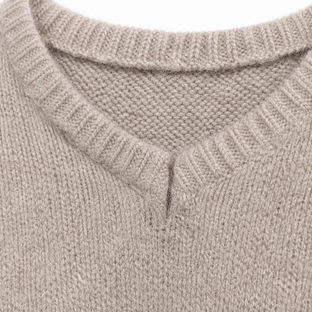 Lia – Strickpullover mit V-Ausschnitt
