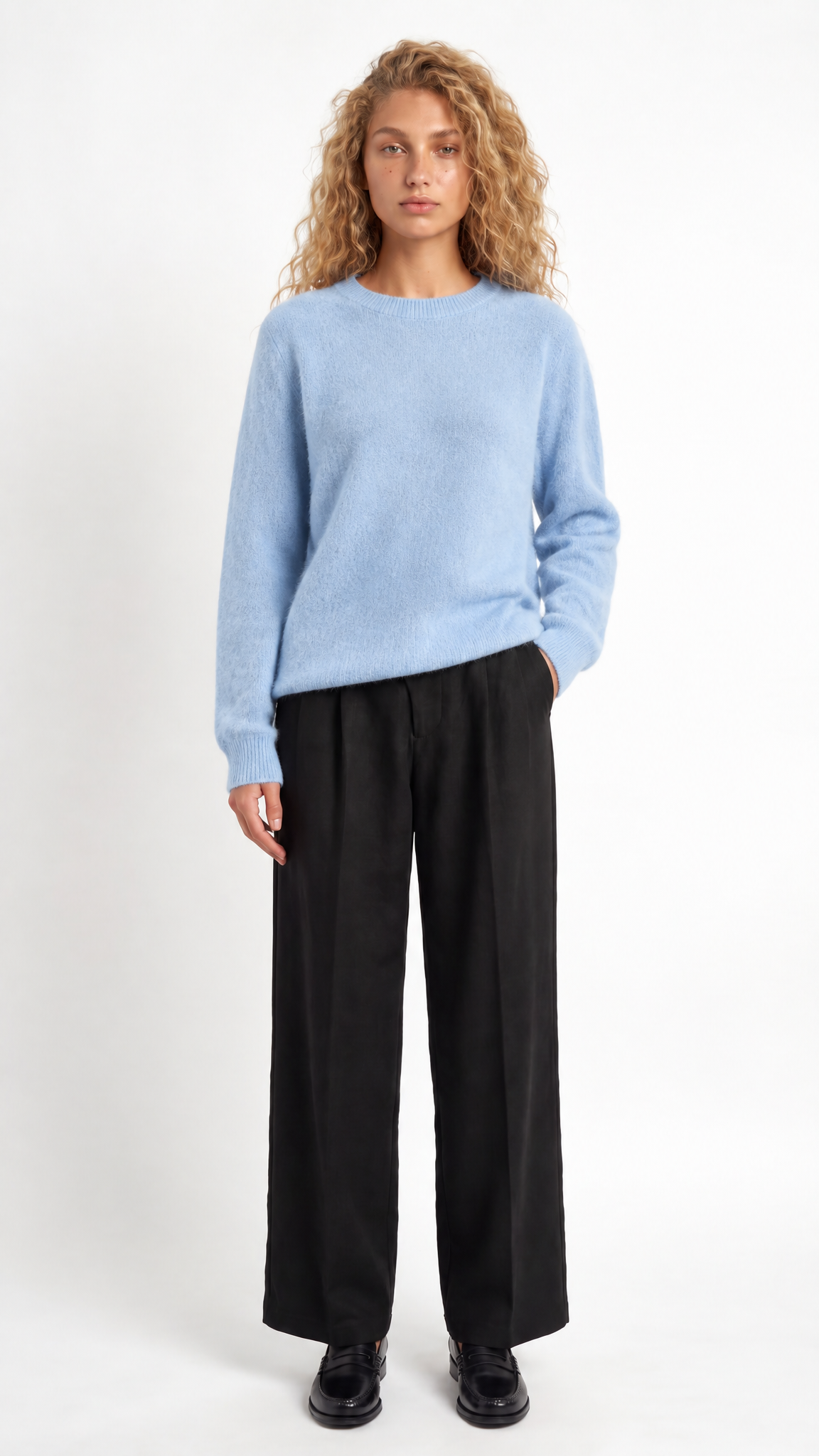 Fenja – Pullover mit Rundhalsauschnitt